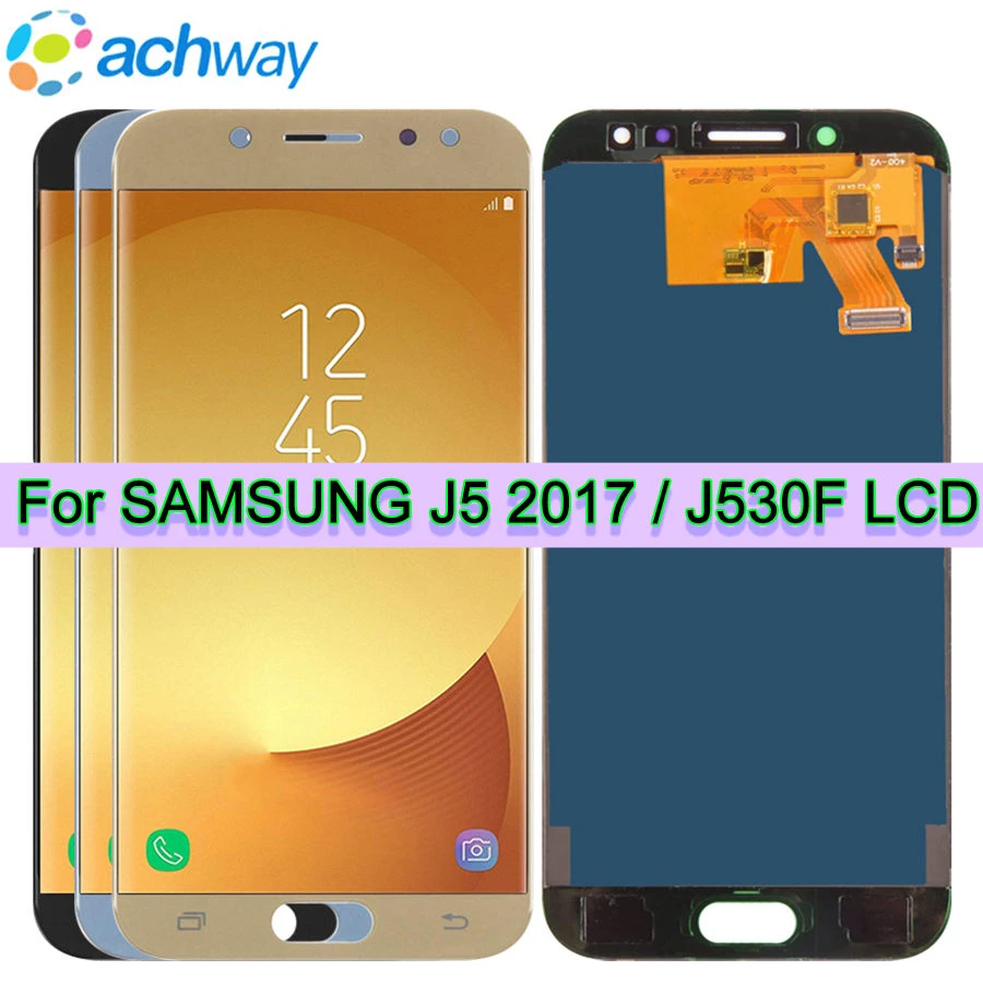For Samsung Galaxy J530 Lcd J530f Sm J530f J5 17 Display Touch Screen Digitizer Assembly Replacement For Samsung J5 17 Lcd Mobile Phone Lcd Screens Aliexpress