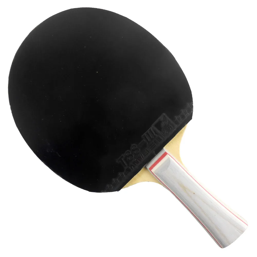 برو تنس الطاولة بينغبونغ كومبو مضرب سانوي M8 شفرة مع 2 قطع T88-III المطاط طويل Shakehand-FL