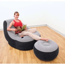 99*130*76 см одиночный стекающийся назад ленивый диван складной шезлонги Открытый Портативный Большой расслабляющий надувной диван