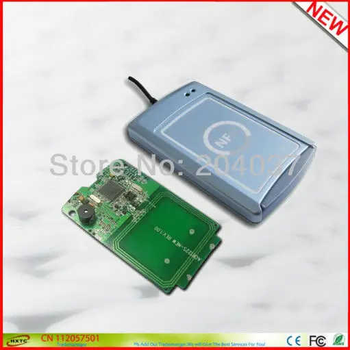 

RS232+ USB Contactless Smart Card/Tags NFC Reader and Writer ACR122s 13.56MHZ RF Support all 4 types of NFC tags Free Shipping