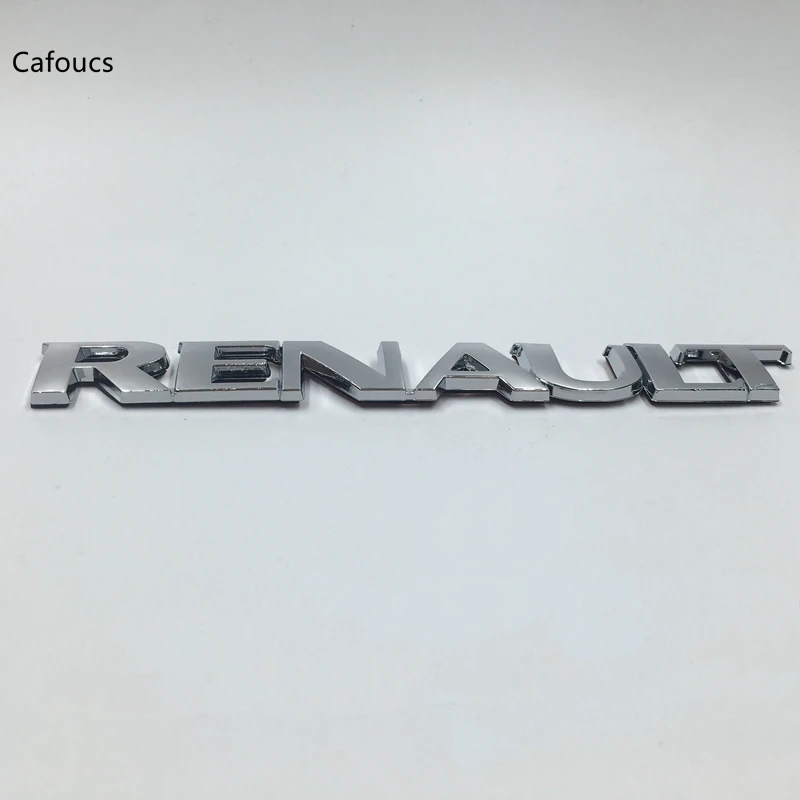 

For Renault Megane Clio Laguna Koleos logo emblem Car rear bumper trunk Sticker Auto accessories