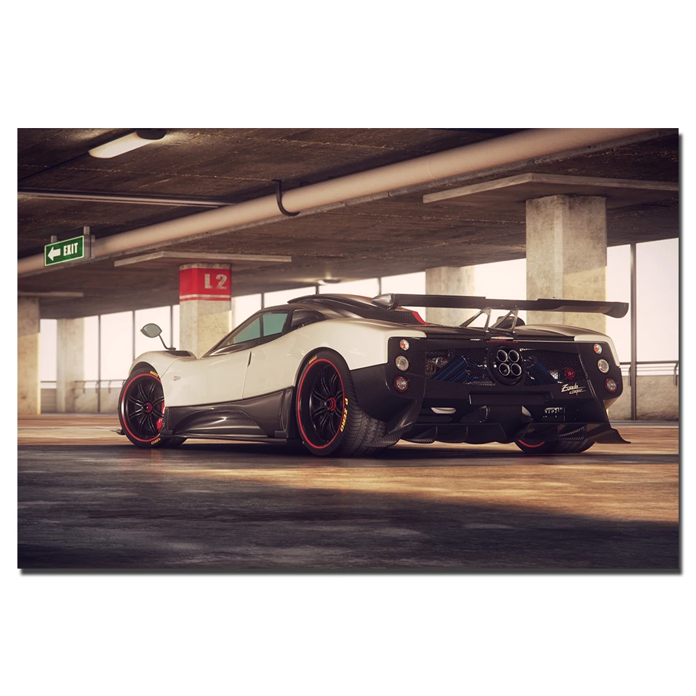 

Pagani Zonda Super Car Poster Canvas Prints Paintings for Home Decor Wall Art Picture