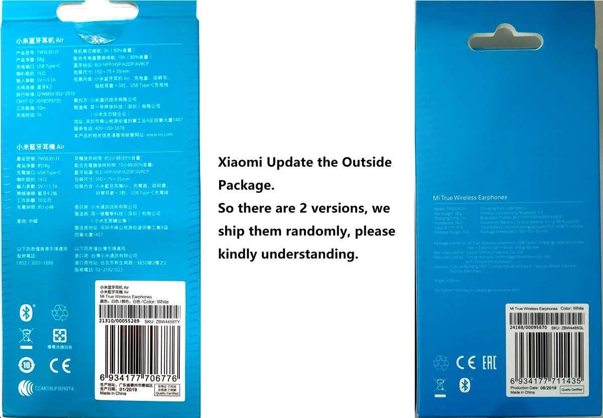 Xiaomi Airdots Pro СПЦ Bluetooth наушники ANC переключатель коснитесь Управление IPX4 Водонепроницаемый Беспроводной наушники