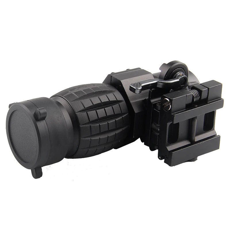 Tactical QD FTS 3X Magnifier Scope With Flip To Side Mounts Fits For 551 552 Airsoft RL6-001-09