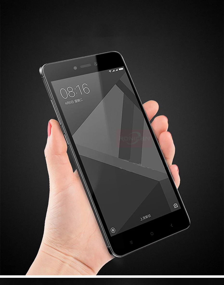RONICAN Tempered Glass For Xiaomi Redmi Note 4X Redmi 4X Full cover Screen Protector 9H Protector Film for Xiaomi Redmi 4X glass (8)