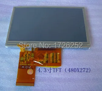 

4.3 inch TFT LCD Screen with Touch Panel OTA5180A Drive IC 480(RGB)*272