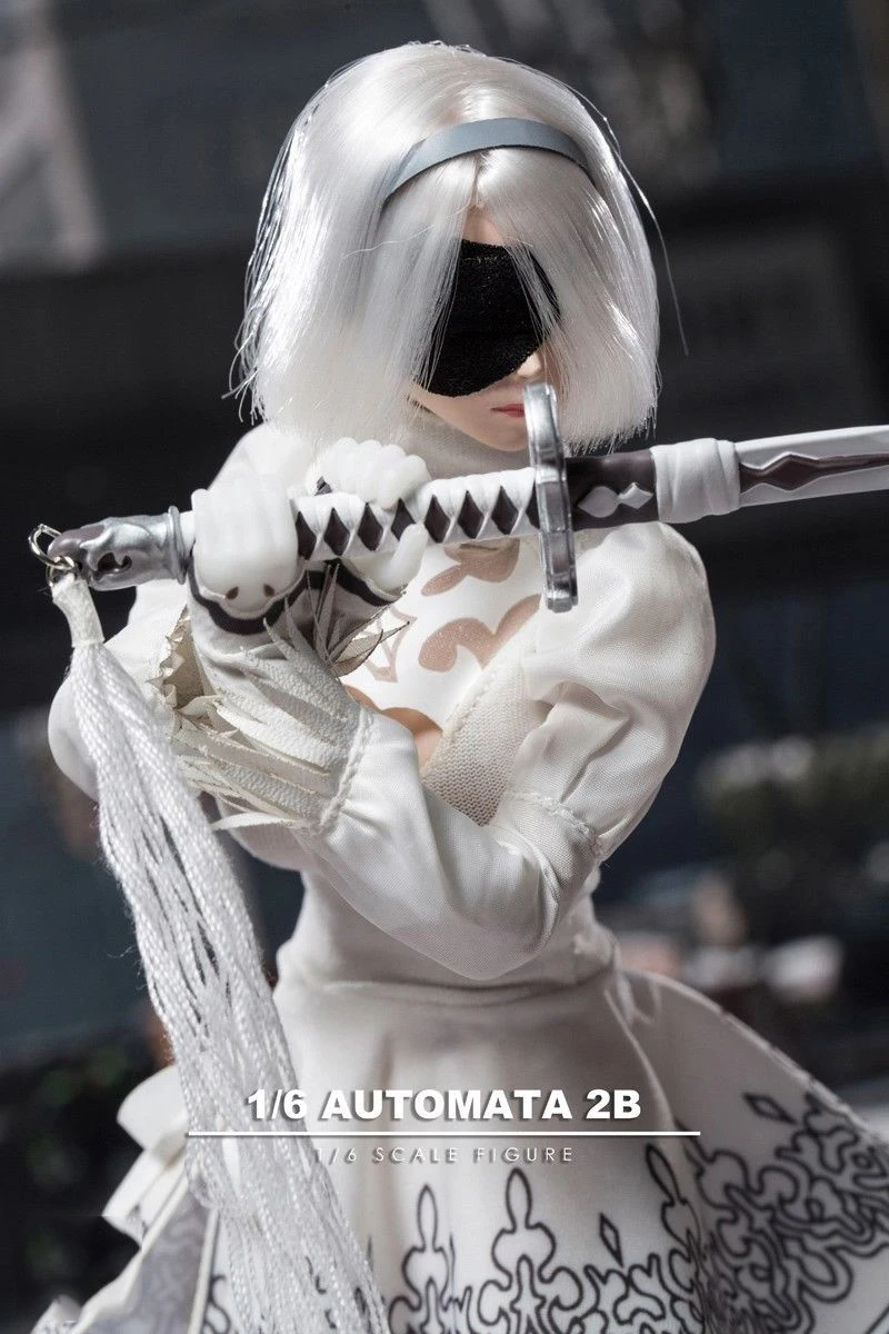 1/6 НИР: автоматы YoRHa No.2 Тип B Женский манекен головы и одежда оружие аксессуары для