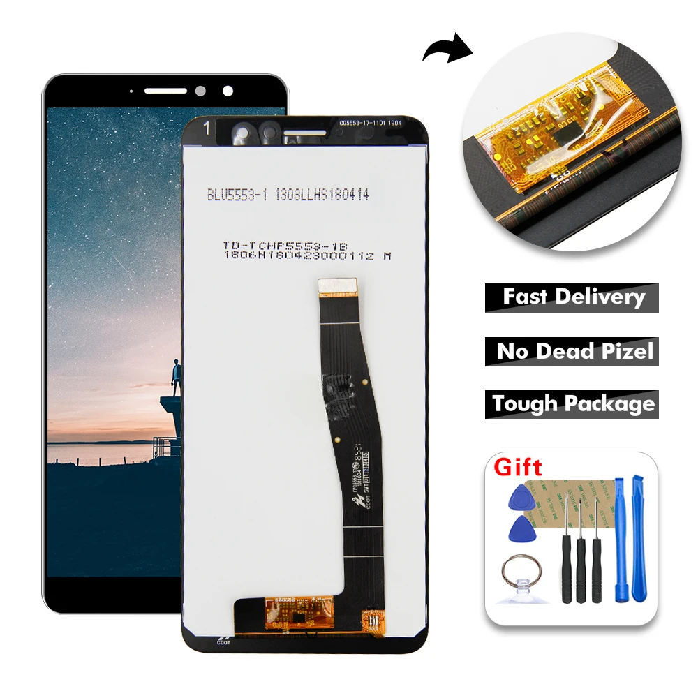 Для Alcatel 1X 5008 ЖК дисплей монитор панель сенсорный экран дигитайзер стекло в сборе