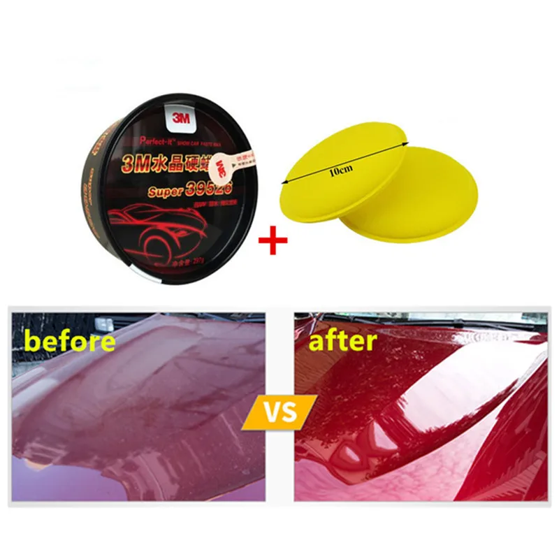 Us 1498 Car Polishing Wax Paint Care Scratch Repair Agent Paint Waterproof 3m Crystal Hard Car Wax Polish Scratch Remover 1 Set In Interior