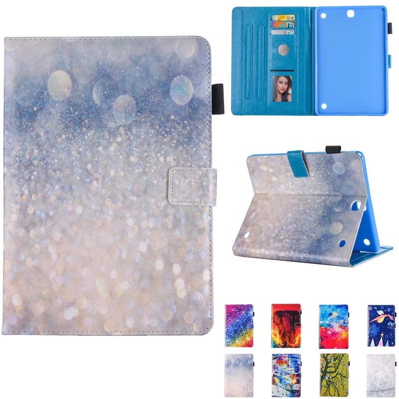 Fashion Beautiful beach Pu leather stand holder Cover Case For Samsung Galaxy Tab A T550 T555 P550 P555 9.7 inch Tablet | Компьютеры и