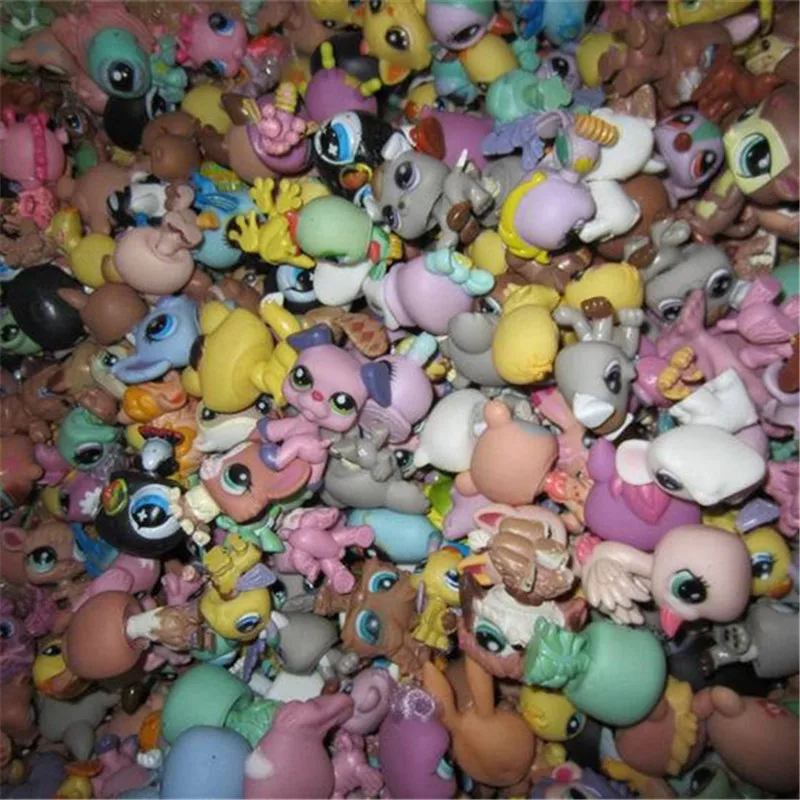 50pcs/lot Wholesales LPS Figures Littlest pet shop Dolls Ornaments Doll