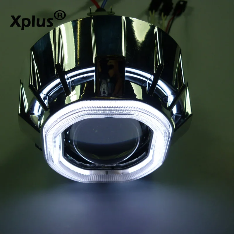 3 0 дюймов 55 Вт квадратный Angel Eye двойной CCFL ангельские глазки Авто фара HID Bi Xenon