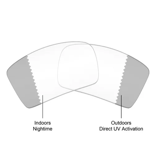 Поляризованные Сменные линзы Mryok для солнцезащитных очков Оукли 2(только линзы)-несколько вариантов - Цвет линз: Eclipse Photochromic