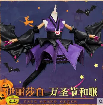 

Hot Game 2019 new Fate Grand Order Elizabeth Bathory FGO Caster Cosplay Costume Halloween Dress full sets A