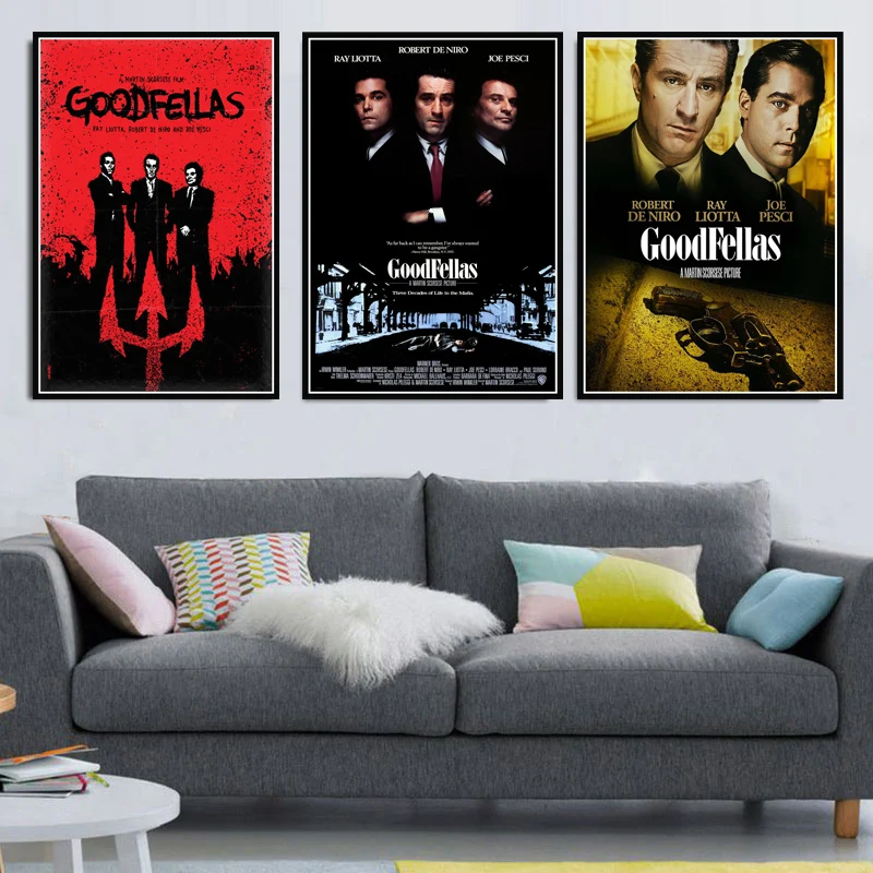 Плакатный принт горячий Классический подарок фильм Goodfellas гангстеры Крестный