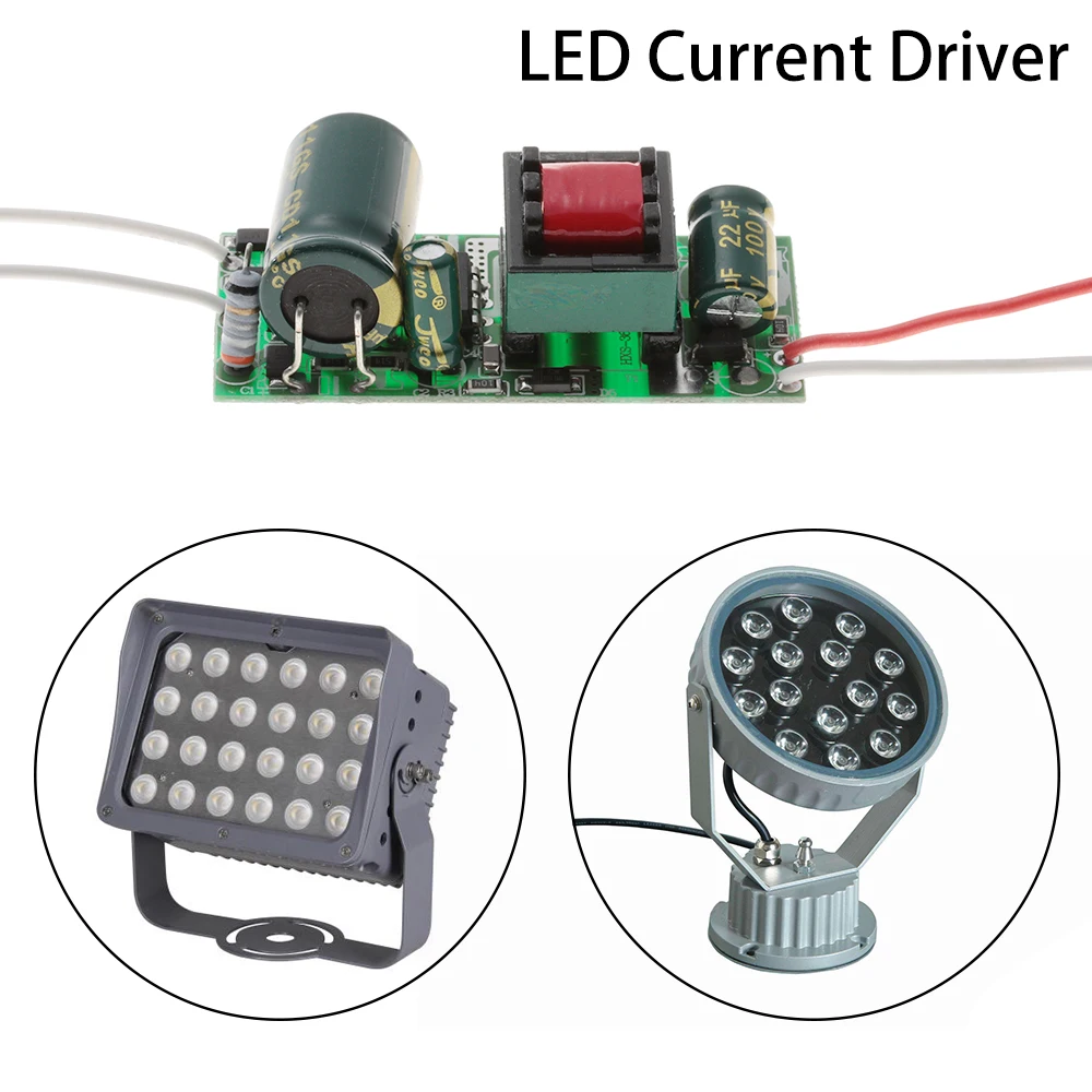 1 шт. 3-24 Вт Светодиодный драйвер вход AC110V 220 в источник питания встроенный постоянный ток 240 мА Трансформаторы освещения для DIY светодиодный лампы