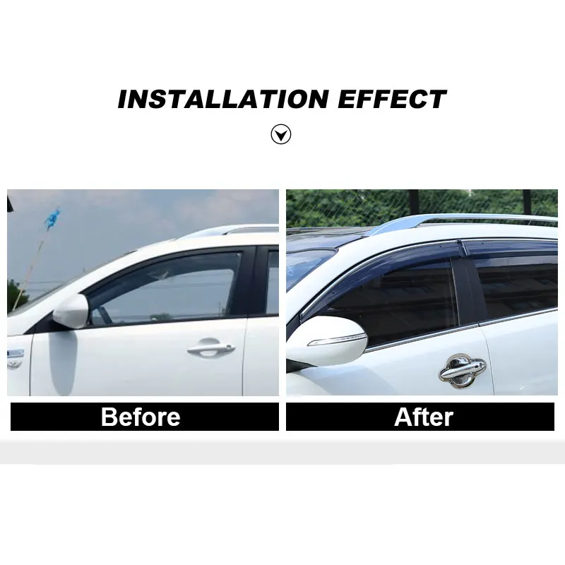 4pcs/lot Car Styling Awning Shelter Rain Sun Window Visor For KIA Sportage 2011 2012 2013 2014 2015 Stickers Accessories Shield 4pcs/lot Car Styling Awning Shelter Rain Sun Window Visor For KIA Sportage 2011 2012 2013 2014 2015 Stickers Accessories Shield