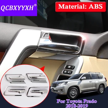 

QCBXYYXH For Toyota Prado 2018 ABS 8pcs Car Styling Car Inner door Handle Box Sequins Accessories Internal Decoration Sequins