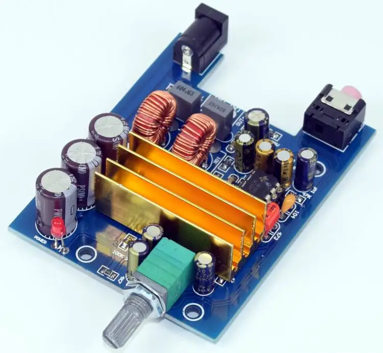 Плата усилителя звука сабвуфера TPA3116 DC24V 100W|amplifier board|audio amplifieraudio amplifier board 100w |