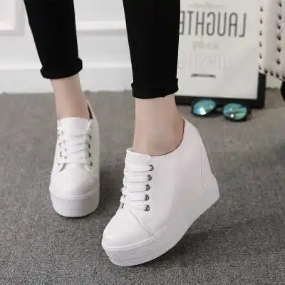 Весна 2017 Новый Корейский Стиль женская Обувь Повседневная Кожа PU Sexy Кружева