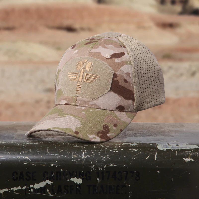 

Multicam Arid Tactical Baseball Cap MCA 100% Mesh 65/35 ripstop material baseball hat Outdoor camo cap MCBK MTP