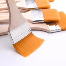 12 шт. Нейлоновая Щетка для дома, экологическая кисть для рисования маслом, промышленная щетка, инструмент для очистки