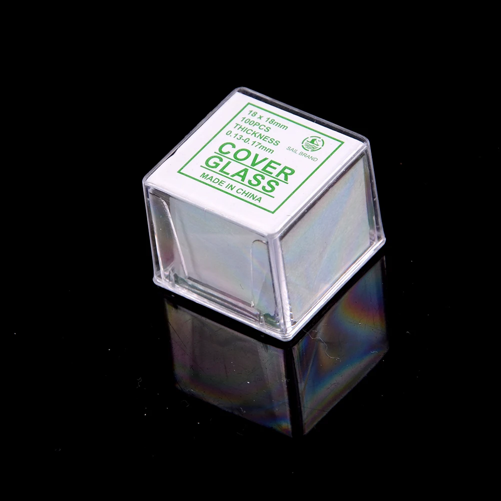 Professional Glass Cover Glass Micro Cover Slips 18x18mm Microscope