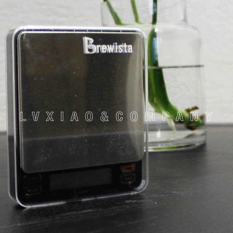 Кухонные мини-весы Brewista с таймером, 0,1 г, ЖК-цифровые кофейные весы, кофейные капельные весы, вес 2 кг/0,1 г, электронные весы USB