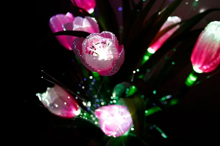 Искусственные Цветы С Подсветкой На Светодиодах Купить