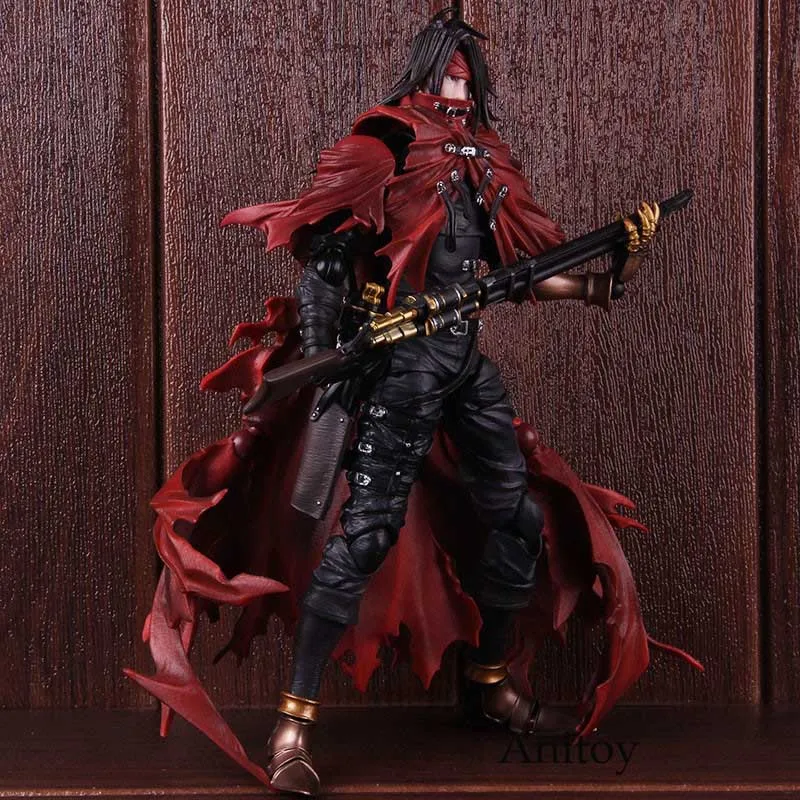 Dirge of Cerberus Final Fantasy VII Play Arts Kai Vincent Valentine фигурка экшн ПВХ Final Fantasy 7 Коллекционная модель игрушки