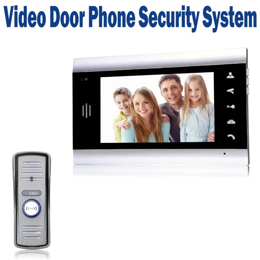 7" LCD Monitor Wired Doorbell Video Door Phone Door / CCTV Monitor