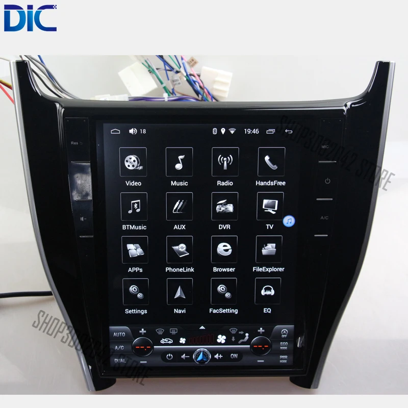 Flash Deal DLC Android vertical screen navigation video player GPS multifunction can bus video audio For toyota harrier 6