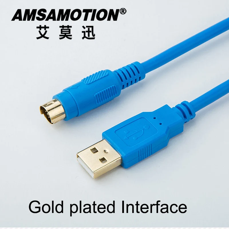 Amsamotion Кабель для программирования подходящий Schneider Twido/ TSX /Neza Series ПЛК TSXPCX3030|cable