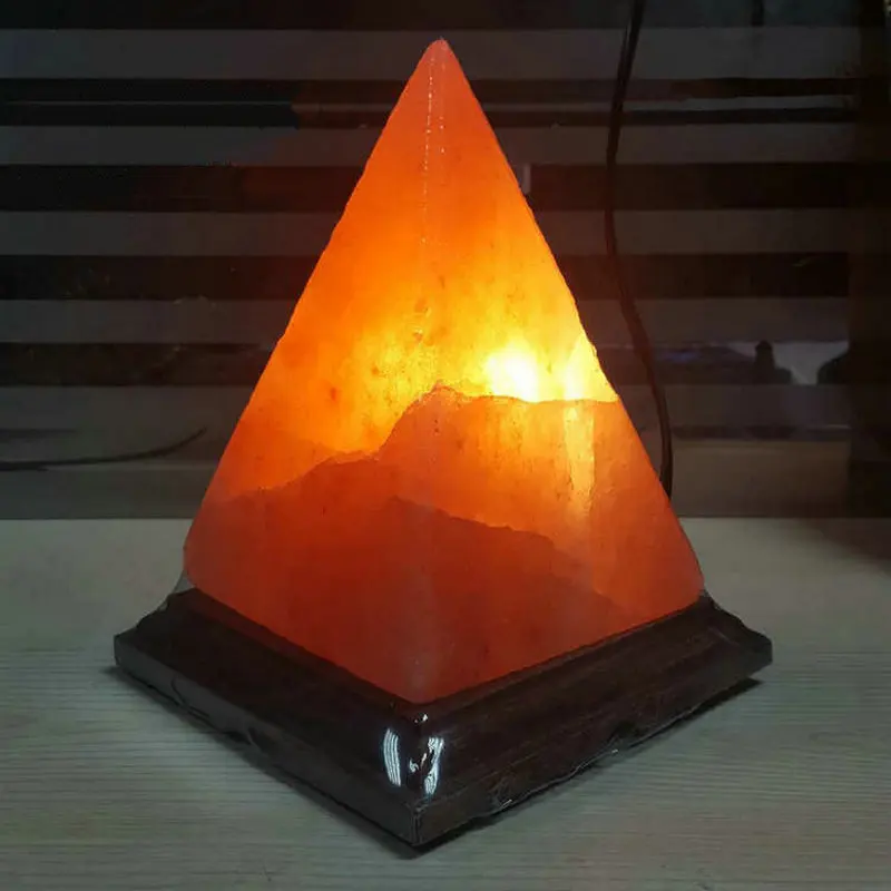 dimmable 2.4kg 5.29lb Pyramid himalayan salt lamp, negative ion natural himalayas salt night