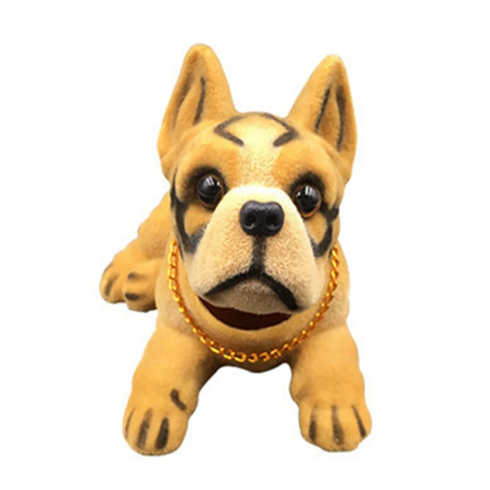 

Car Ornament Shaking Head Dog Car Styling Bobble Head Dog Auto Dashboard Doll Nodding Dog Car Accessories Rocking Head Boxer Dog