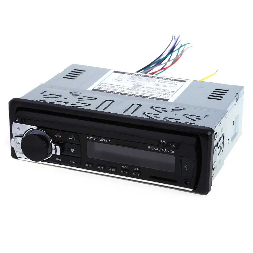 Zeepin 12 V Bluetooth V2.0 автомобильный аудио стерео MP3 плеер радио в тире Поддержка USB AUX