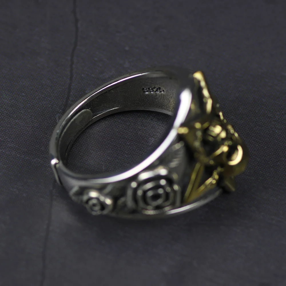 Real-Pure-925-Sterling-Silver-Viking-Ring-Skull-With-Pentagram-Gothic-Punk-Rock-Rose-Flower-Carving (1)