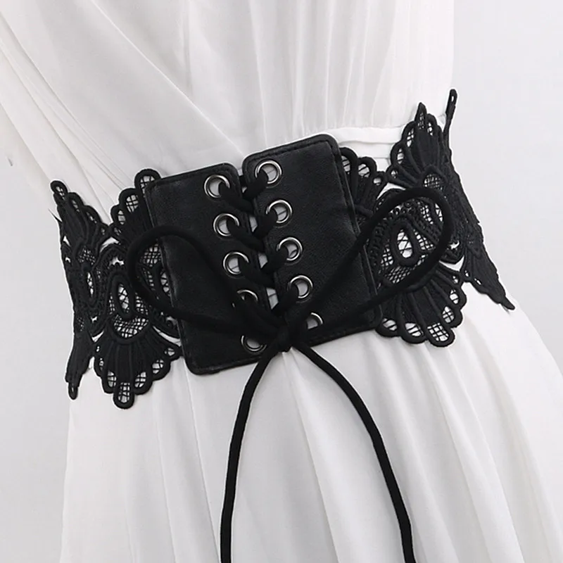womens white waist belt