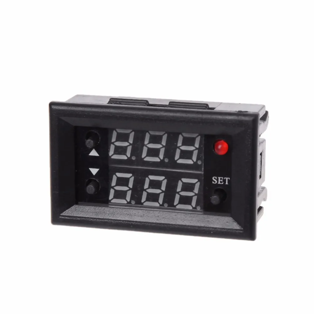

Timer Delay Relay Module Digital LED Display Cycle 0-999 Adjustable Relay Relays DC 12V 4.8x2.9cm