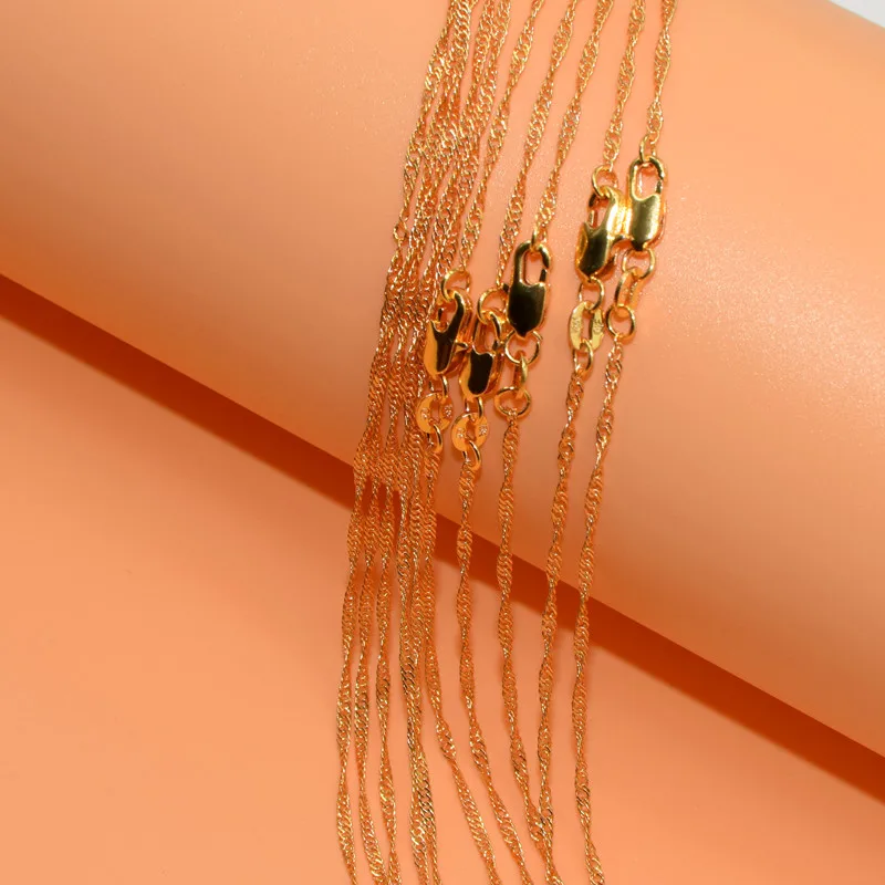 Цепочка с подвеской длиной 2 мм 16 30 дюймов 10 шт.|jewelry association|chain suspendersjewelry chain wholesale |