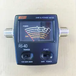 RS-40 КСВ & Измеритель Мощности 144/430 МГц 0-200 Вт MJ-MJ Разъем Для Двухстороннее Радио talkie