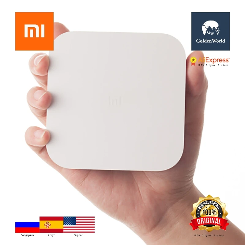 

Xiaomi Original Mi TV Box 3 Enhanced Dual Core Cortex-A72 Quad-core Cortex-A53 Android 5.1 2GB RAM 8GB ROM 2.4GHz / 5GHz WiFi