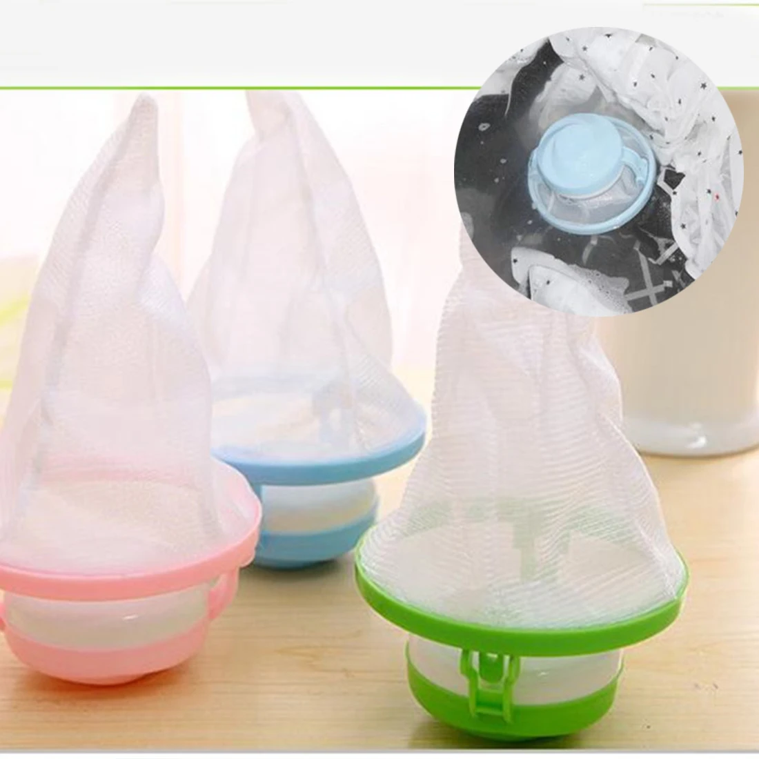 Mesh Filter Bag Floating Style Washing Machine Wool Filtration Hair