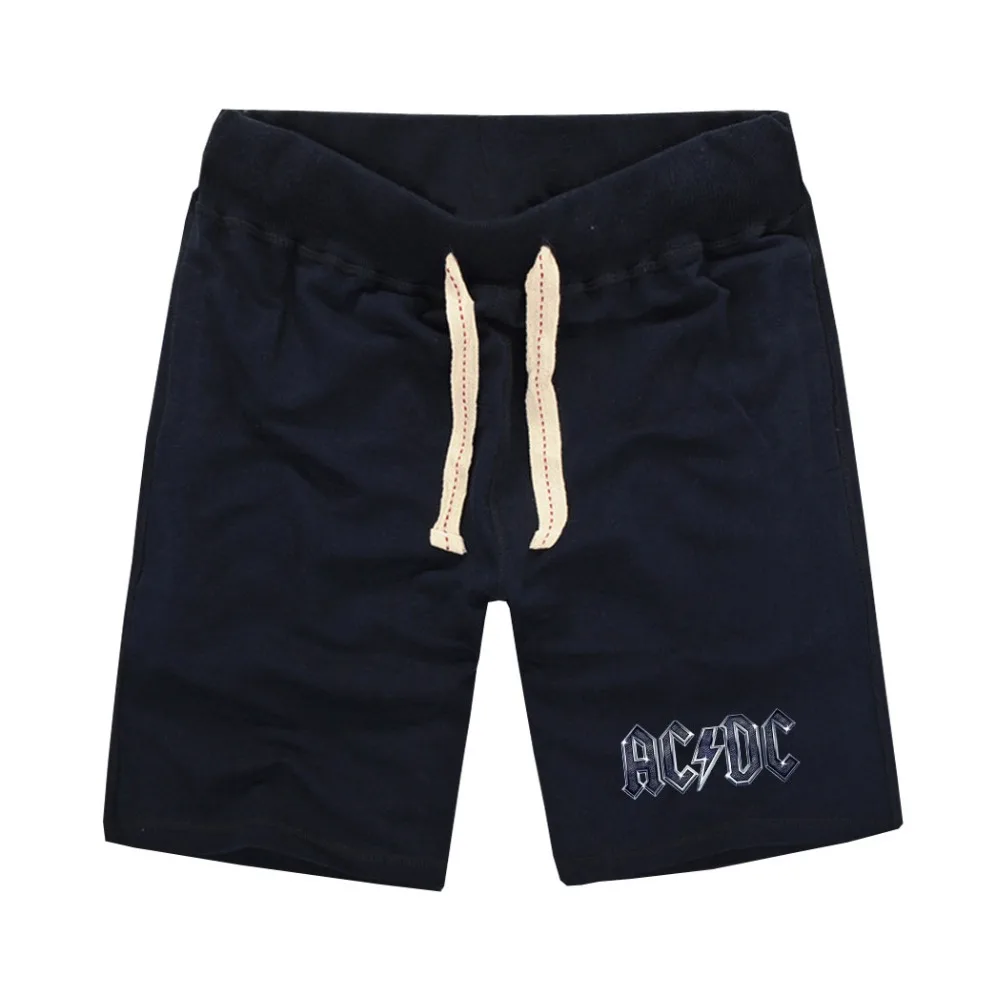 Мужские шорты AC DC 4, плотные металлические пляжные шорты в стиле хип-хоп, пляжные шорты для мальчиков, мужские шорты для отдыха, Короткие
