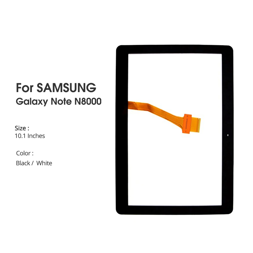 10,1 ''дюймовая Замена для samsung Galaxy Tab 2 GT-P5100 P5100 P5110 N8000 Сенсорная панель дигитайзер в сборе переднее стекло