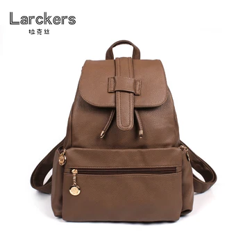 

Fashion Men Backpack Waterproof PU Leather Travel Bag Man Large Capacity Teenager Male rstring tighten Laptop Backpacks