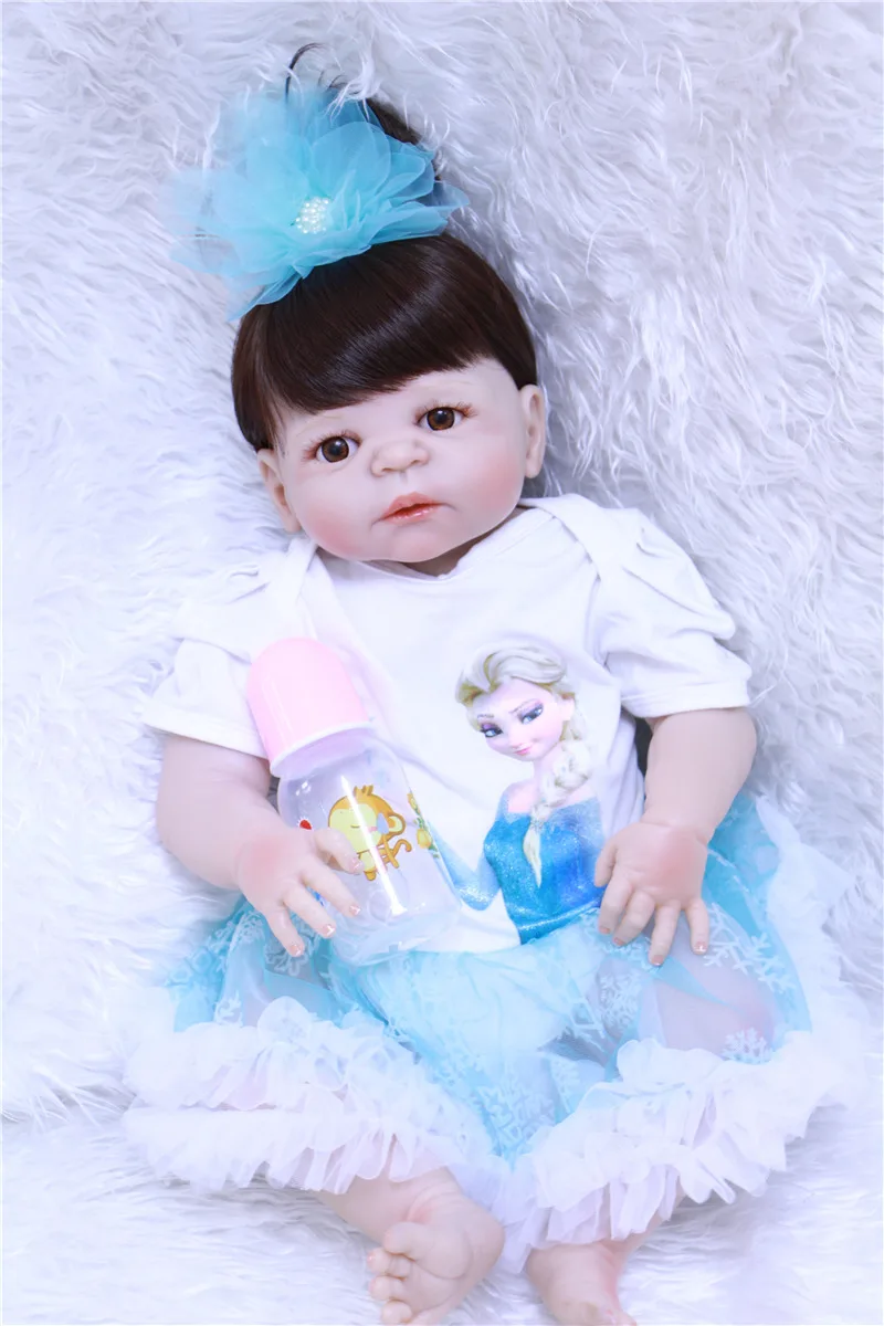 Силиконовые куклы reborn baby 2" bebes reborn girl куклы креативные Детские Подарочные игрушки куклы bebes reborn bonecas