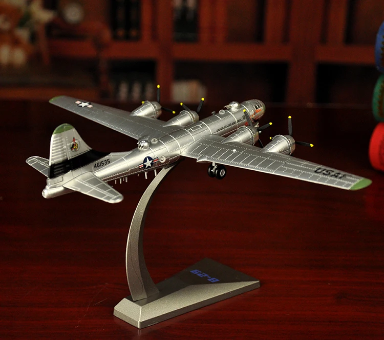 1:144 Американский B29 бомбардировщик самолет Второй мировой войны США B 29 модель