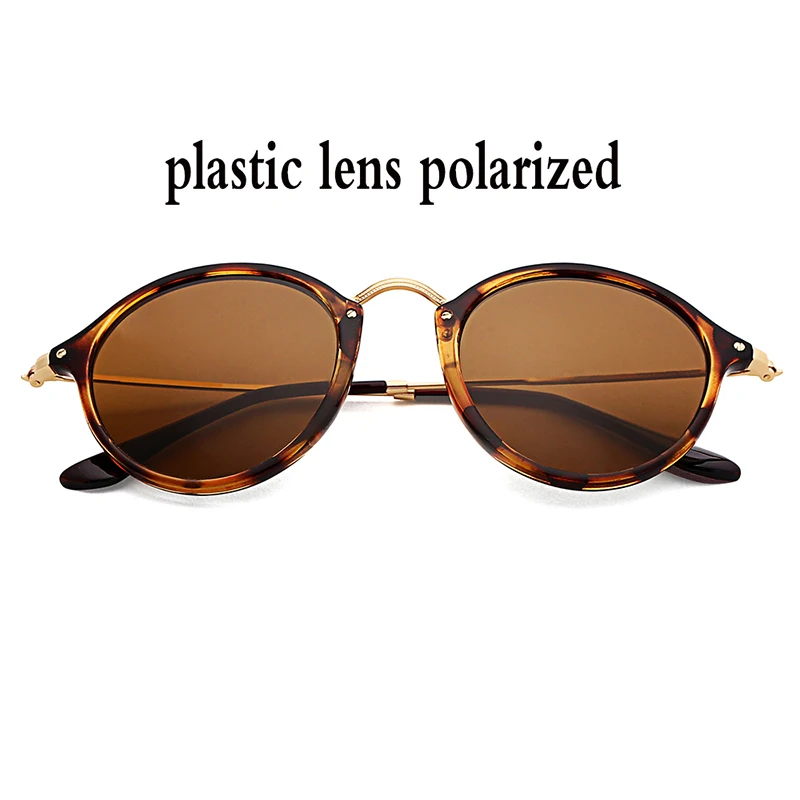 Bolo. ban 2447 Круглые Солнцезащитные очки для женщин и мужчин 49 мм поляризованные линзы солнцезащитные очки oculos de sol Gafas UV400 - Цвет линз: brown p