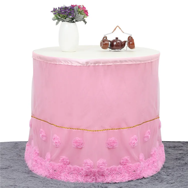 Buy 80x273cm 3 yards Wedding Table Skirt Custom